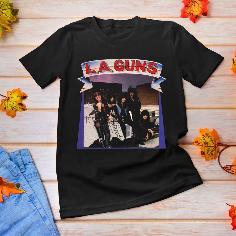 

LA GUNS Music Band For Fans Cotton Black All Size Men Women Shirt EN753 Unisex T-Shirt XXXXL