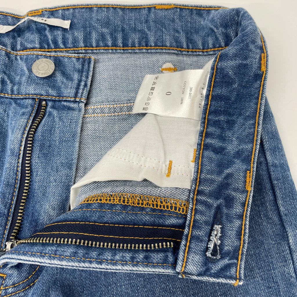 J.B.ATTIRE JBS-2411 FADED INDIGO RIVE GACHE DENIM Bottoms O Indigo blueUsed