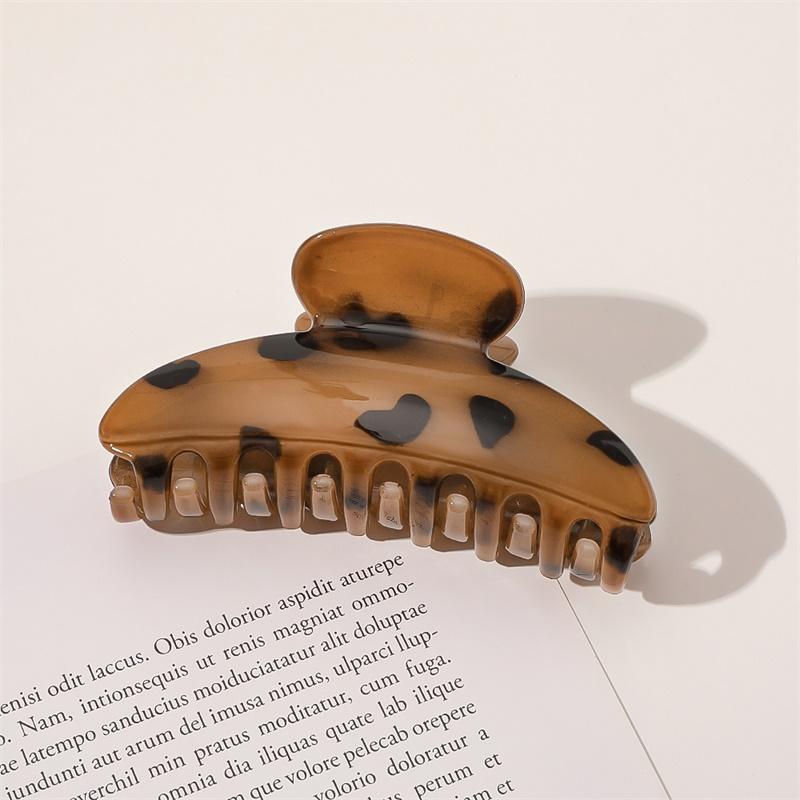 Vintage Haarspange Damen Krallenspange Elegant Leopard Geometrie Haarspangen Haaraccessoires Haarklammer Haarspangen für Haare Mädchen