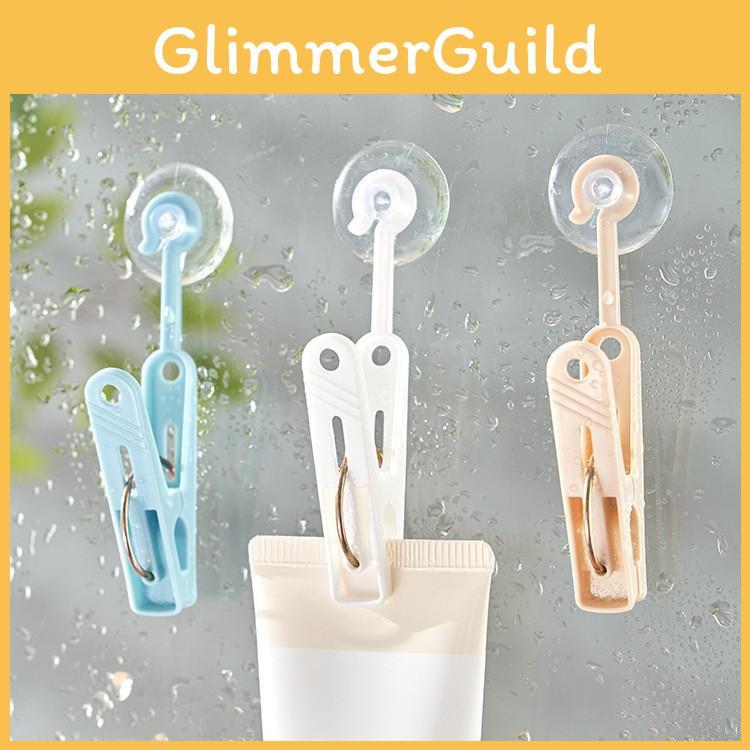 Plastic Suction Mount Clips For Kitchen And Office Storage Small Item Organizer