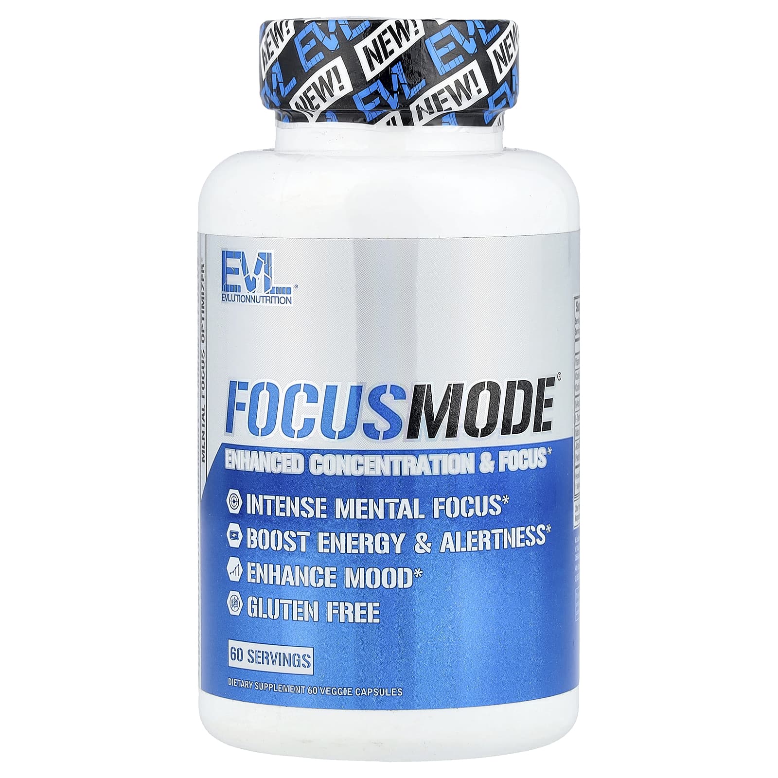 

EVLution Nutrition, FocusMode®, 60 Veggie Capsules