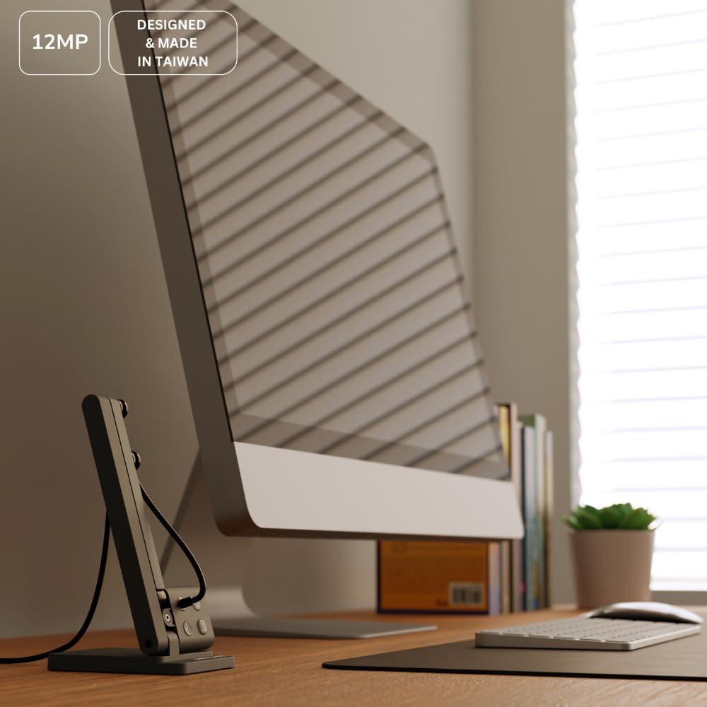 OKIOLABS OKIOCAM S2 Pro USB Document Projector 4K 13 Million Pixel 10cm Shooting Compatible with PC Mac iPad LED Online Class Zoom Video Conferencing