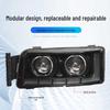 Haowo TX Shande Dump Truck LED Headlight Assembly - Super Bright Upgrade