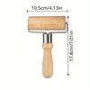 Wooden Rolling Pin for Baking – Single-Headed Dough Roller with Thick Handle, Kitchen Baking Tool for Effortless Rolling
