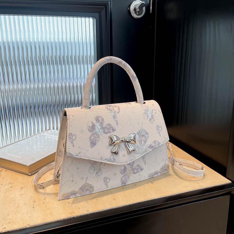 Simple Large-capacity Small Square Bag Women's Simple Fashion Bag Women's 2025 Summer Fashion Casual Retro Tote Bag