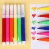 6/12/24packs Graffiti Watercolor Pen 6-Color School Study Painting Drawing Stationery for Journal Handicraft Art Creation XJM
