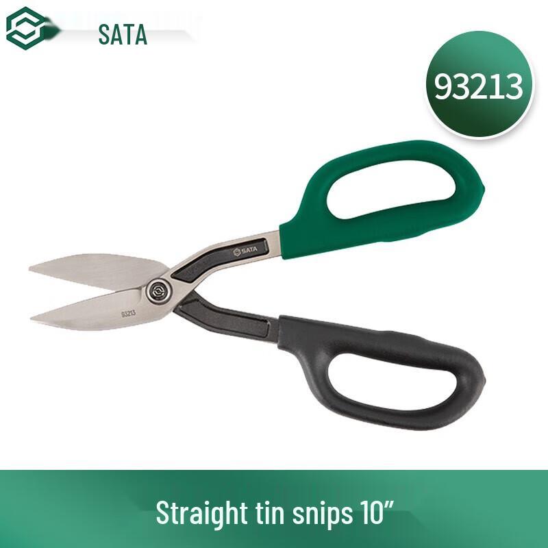 SATA 10-inch Straight Tin Snips
