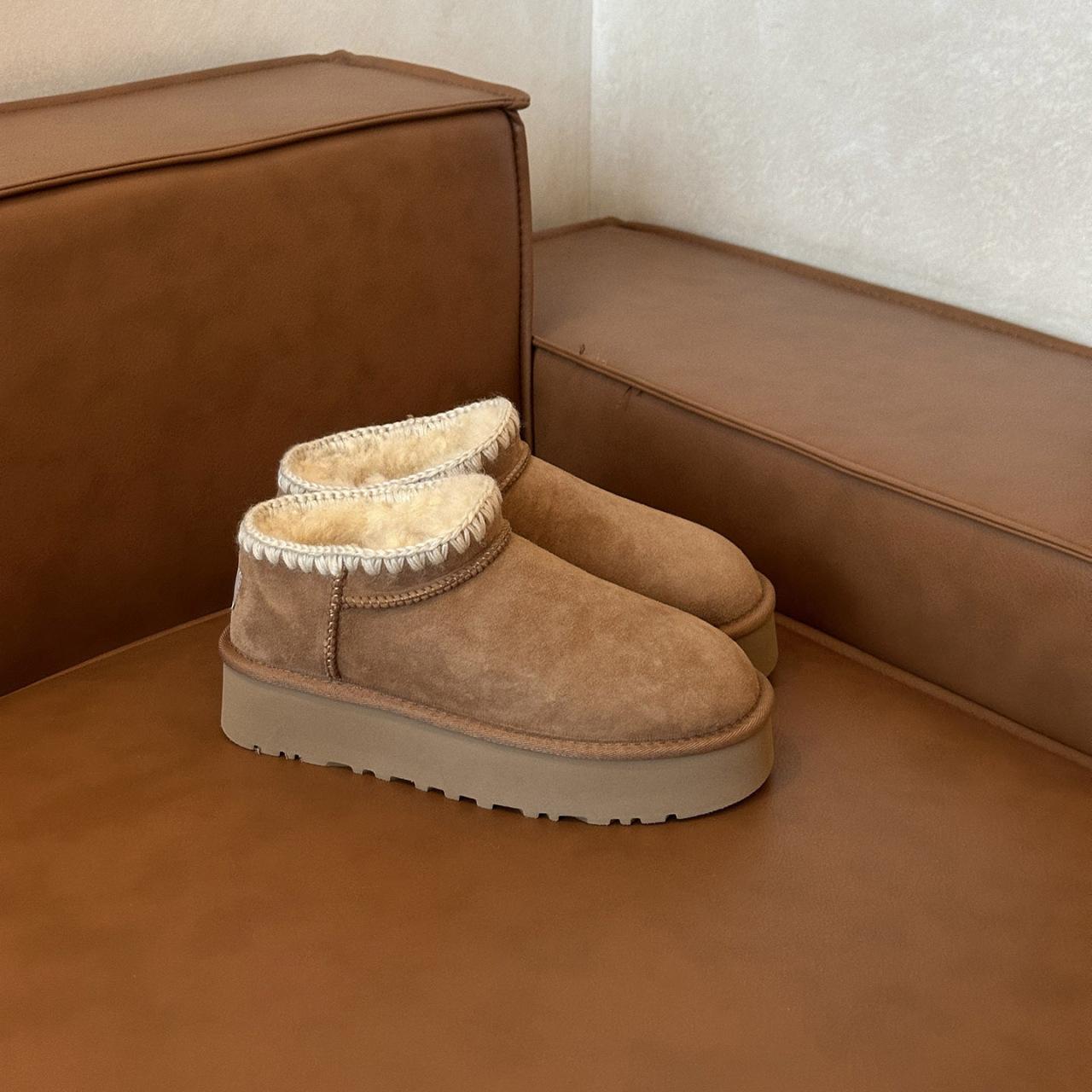 

Северо-восточные сноубутсы на толстой подошве женские меховые цельные 2025 новые зимние бархатные утепленные короткие ботинки хлебные хлопковые туфли 40 малиновый