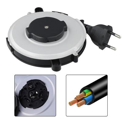 Automatic Cable Reel Retractable Power Cord Camping Power Supply 3 Core Power Extension Cable Solution Retractable Cable Size