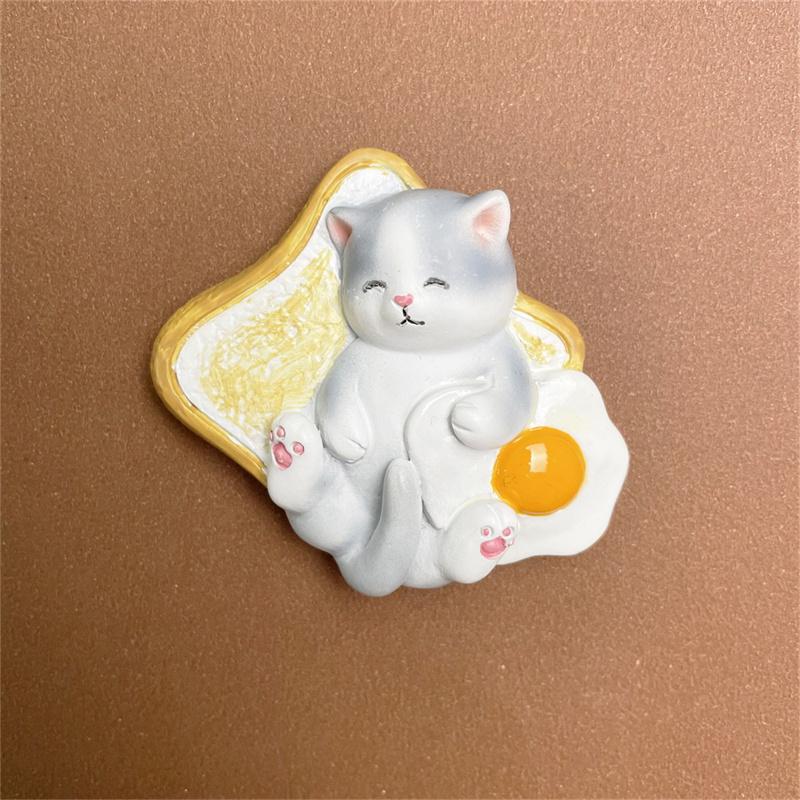 Katze Cartoon Kreative 3D Magnetverschluss Kühlschrank Stick Magnet Home Dekoration