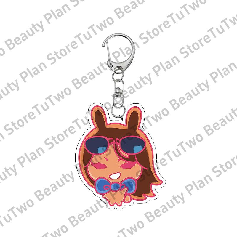 

Q Version Anime Cartoon ALIEN STAGE Acrylic Keychain Creative MIZI SUA TILL Car Backpack Pendant Charm Jewelry Fans Gifts Toys about 5cm