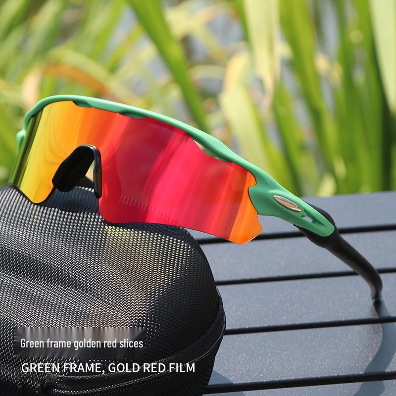 Cross-Border E-commerce TR90 Colorful Cycling Sunglasses for Outdoor Sports, Prescription-Compatible.