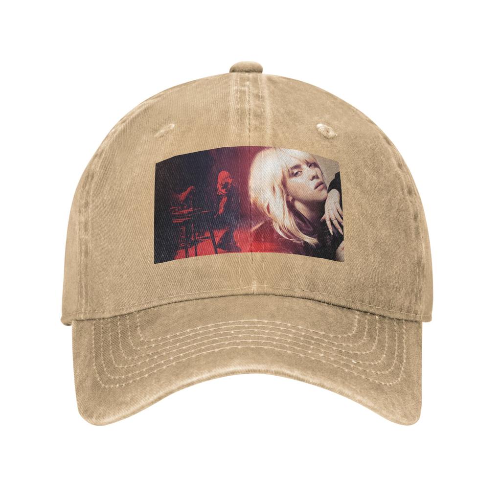 Billie Eilish Mosott Farmer Sapka Alkalmi Baseball Sapkák Állítható Kalap Nyári Uniszex Baseball Sapkák