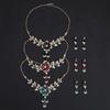 Necklace Set Bridal Vintage Versatile Flower Shape Diamond Collarbone Chain