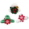 Snowflake Hair Claw Large Ponytail Catch Snowflake Barrettes Strong Hold Hairpin