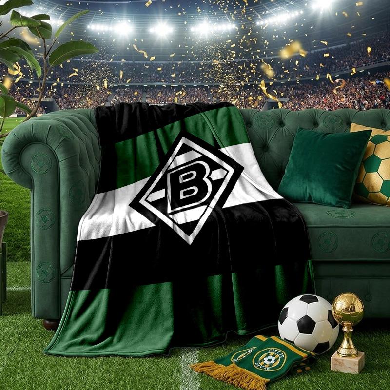 Coperta Borussia Verde Nera Leggera Coperta Ideale per il Letto Perfetta per Viaggi, Campeggio, Soggiorni, Uffici, Divani, Regalo di Natale per Fan