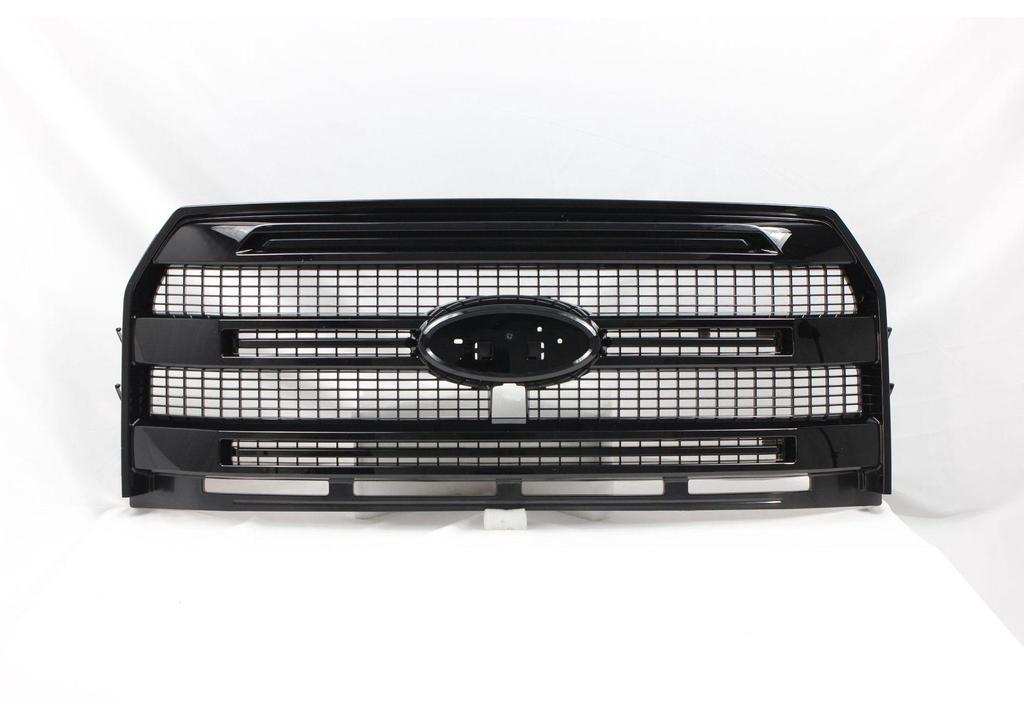 Gloss Black White Gold Ford F150 Grille Raptor Trim (2015-2017 Models)