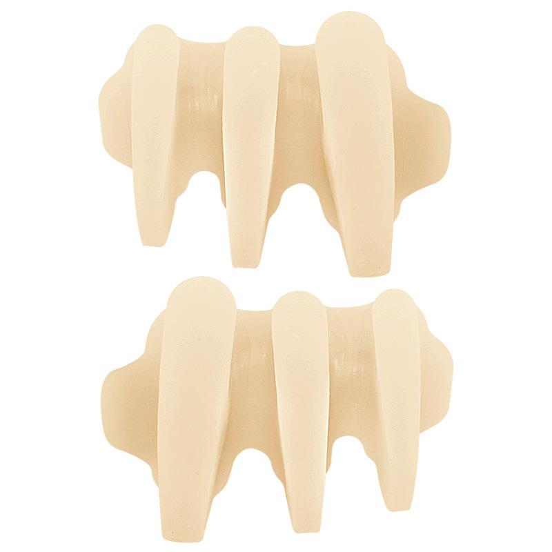 Fashion 2Pcs=1Pair Soft Gel A-shaped Toe Overlapping Separator Bunion Corrector Spacer Wear-resistant Foot Straightener Toe Stretcher