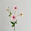 3 Head Fake Flower Bouquet Ins Style Photo Props Butterfly Peony Artificial Flower  Table Patio