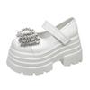 Fashion 10CM Bling Butterfly-knot Slippers Slip on Platform Wedge Sandals 2025 Women Summer Breathable High Heels Chunky Sneakers Woman