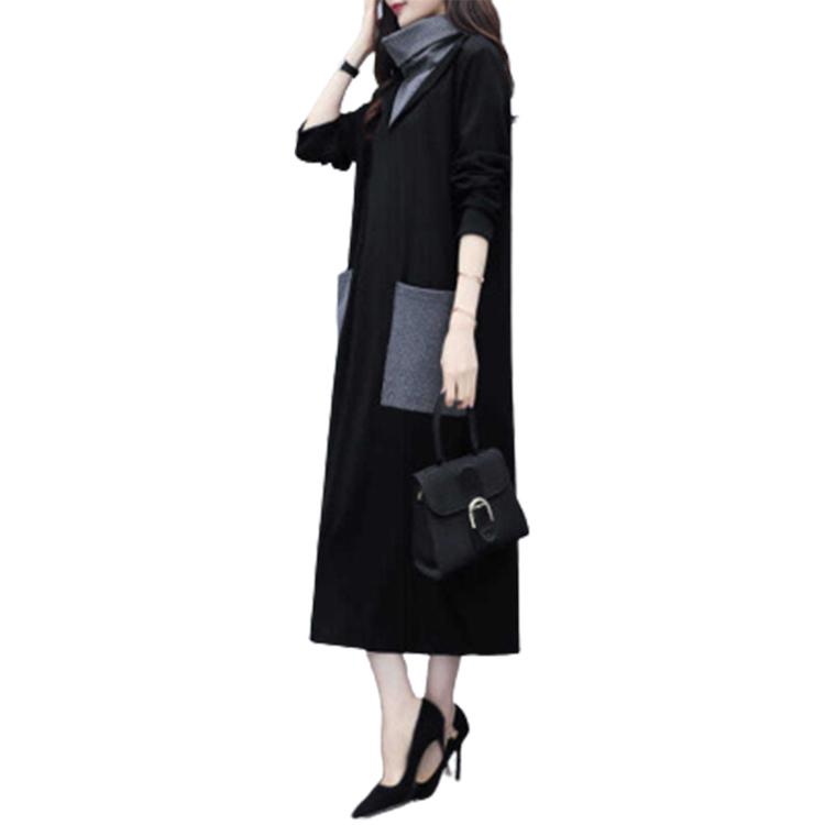 Abito a maniche lunghe con scollo a V con scollo a V da donna con tasche  Abiti lunghi casual larghi acquista in modo economico — spedizione  gratuita, recensioni reali con foto — Joom
