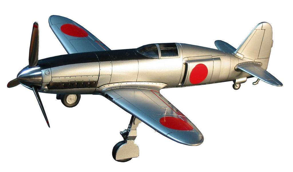 PLATZ Scale Army Research Aircraft Kensan Refined Kit 1/72 High-Speed Ki-78 (Newly Ver.) Multi-Material KJ-3