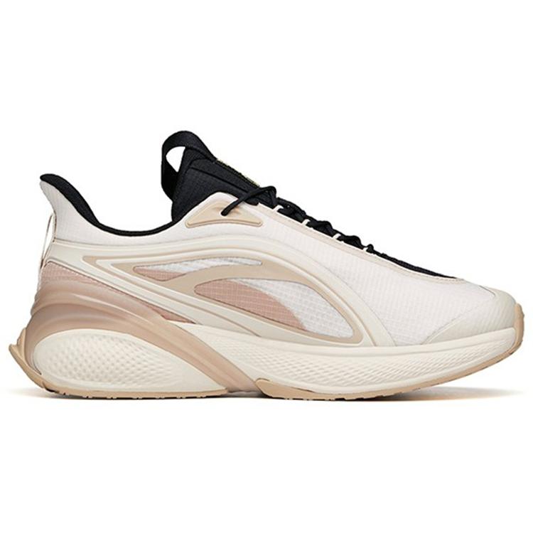 New Anta C37 2.0 Anti Slip Wear Resistant Breathable Cushioning Coverage Low Top Running Shoes Men's Apricot 112135537R-2