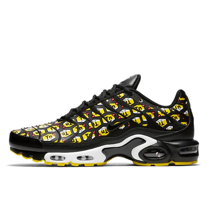 Nike Air Max Plus Qs Черные с принтом по всей поверхности 903827-002 38.5
