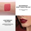 HANDAIYAN Donaldish Cup Red Four Times Matte Lip Glaze Lasting Waterproof, No Color Lip Gloss