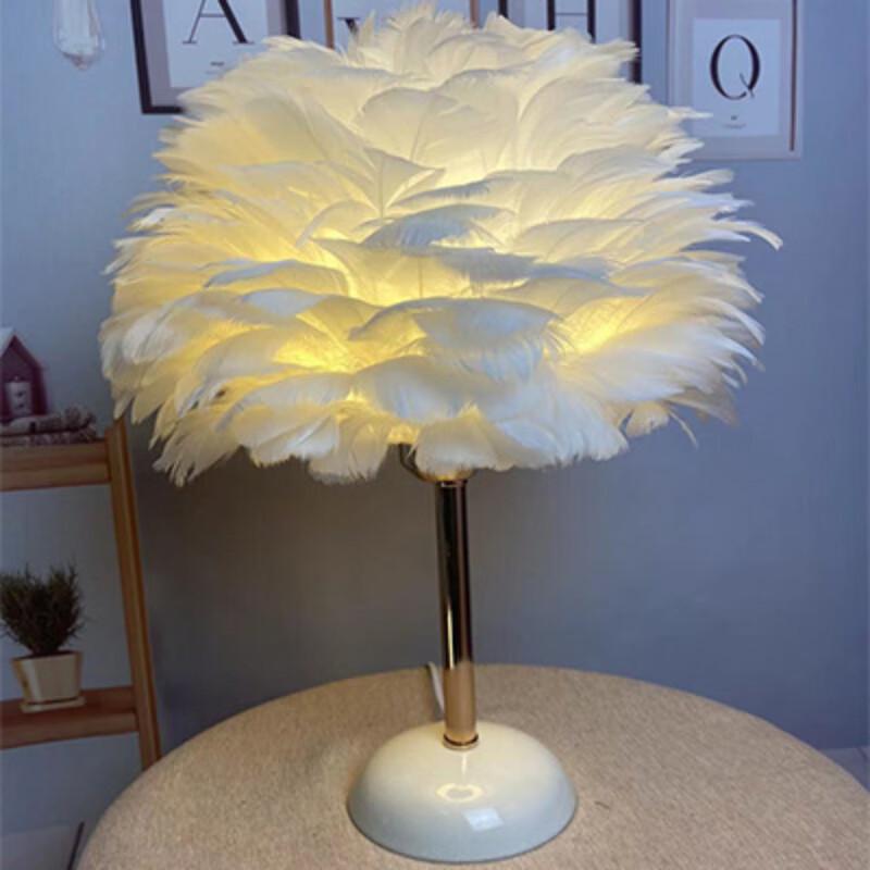 

Feather Bedside Table Lamp