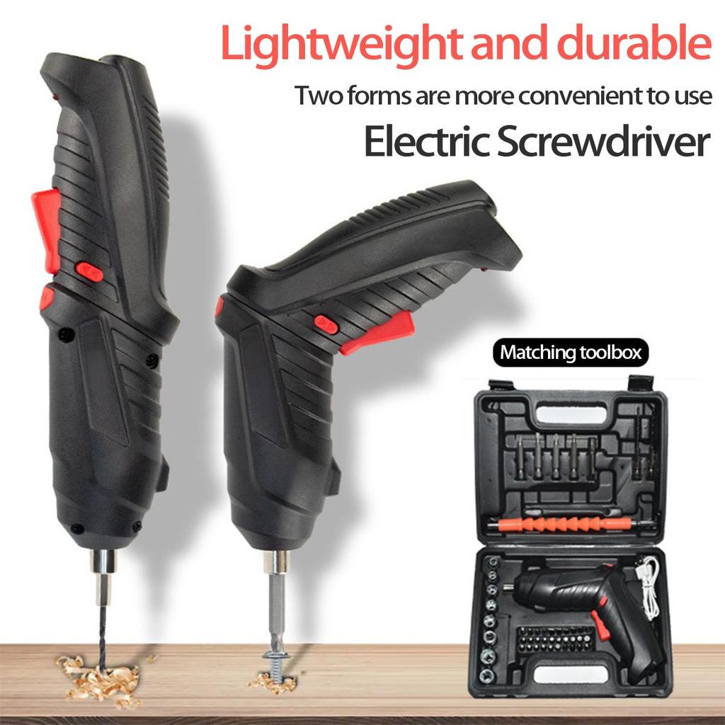Sada ručních lithiových elektrických šroubováků pro domácnost