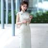 Sleeveless National Style New Chinese Long Improved Cheongsam New Young Girl Retro Slim Daily Summer