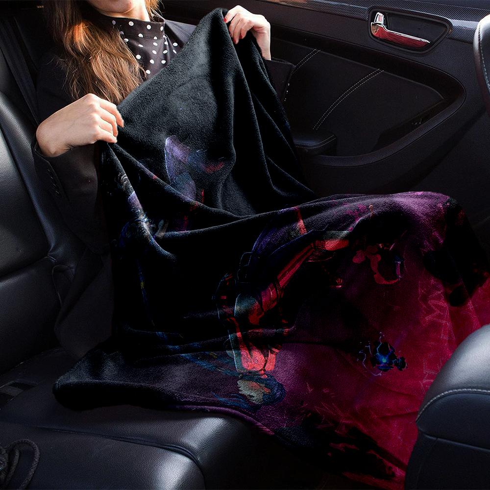 1Pc Underwater Dreamscape Blanket Soft Throw Blanket For Home Bedroom Bed Sofa Travel Office Solid Christmas Blanket