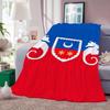 Nation flag M Mayotte flag Blanket For Sofa Office Bed Plane Travel Sleep Read Relax Camping Soft And Warm