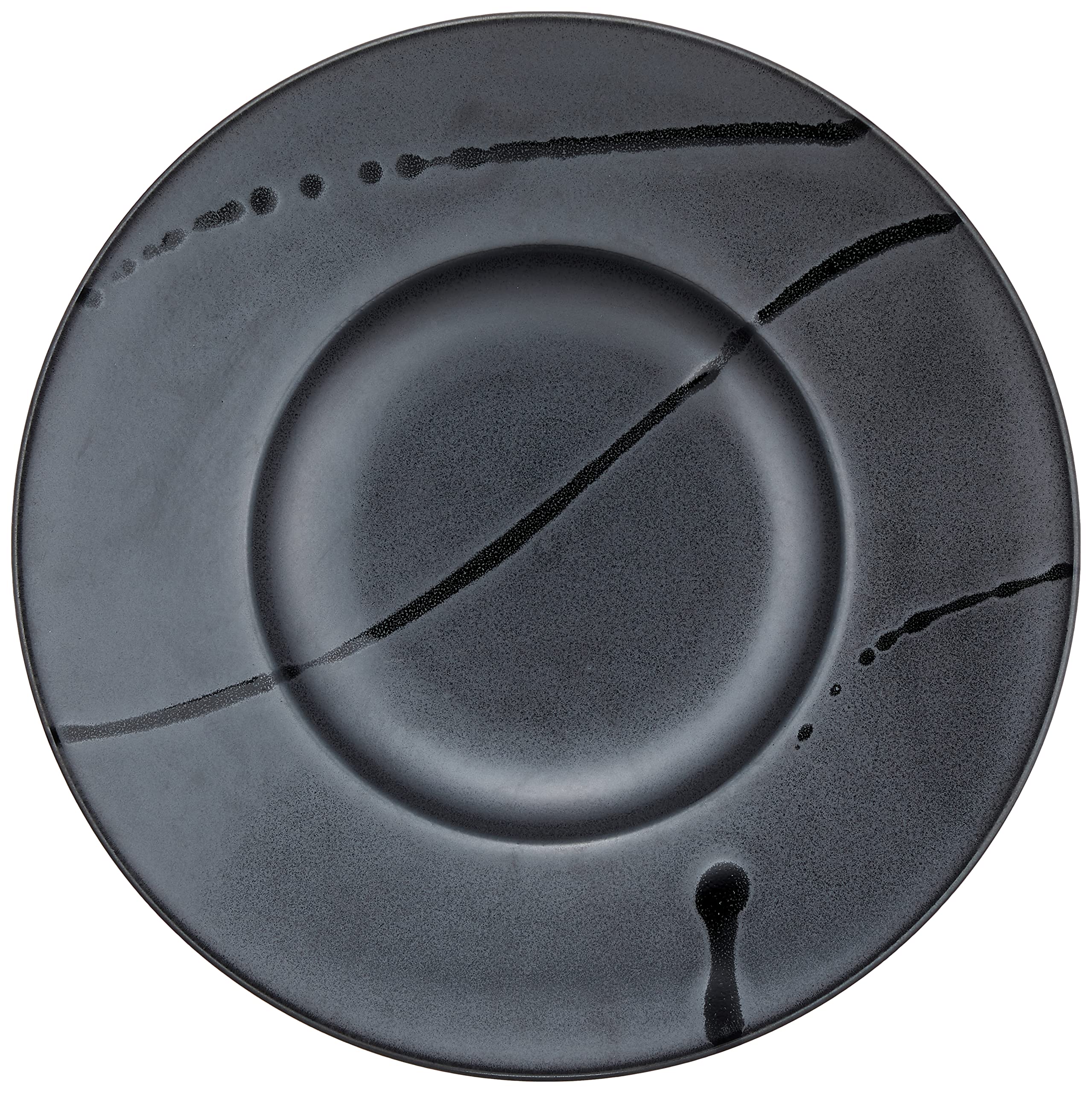 TOKI1919 Silver Line 240 Pasta Dish, Dinner Plate, Approximately 24cm Diameter, French Dish, Restaurant-Quality, Microwave and Dishwasher Safe, La Tim