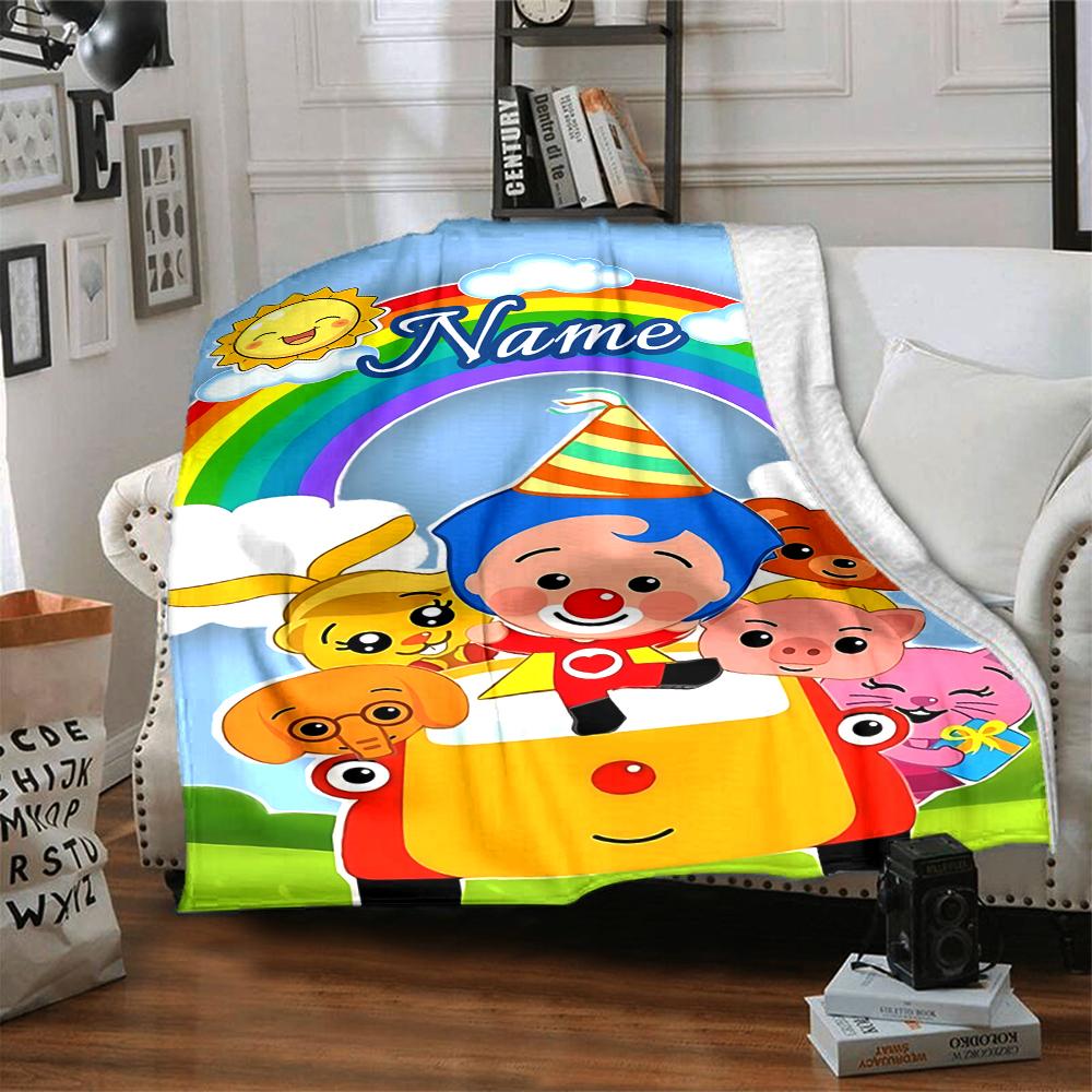Custom Name Sonic Adventure Blanket for Couch & Bed, Plush Cozy Fuzzy Blanket Super Soft & Warm Blankets for Fall and Winter. 0908205