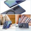 Transparent Armor Design 360 Rotation Bracket Ring Magnetic Phone Case for Samsung for Galaxy Z Fold 7 Cover Anti Drop