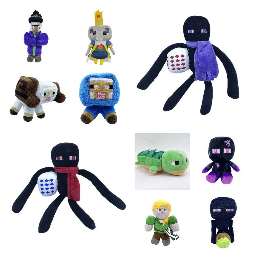 Minecraft Plush Toys Collection With Turtles Sheep Witches And More Perfect Holiday Gift Idea!