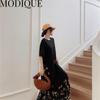 MODIQUE Vară Plus Size Cămașă Rochie Nouă Femei Lejer mozaic Bumbac In Rochie Florală Solid Casual Rochii Femei Gâtul O