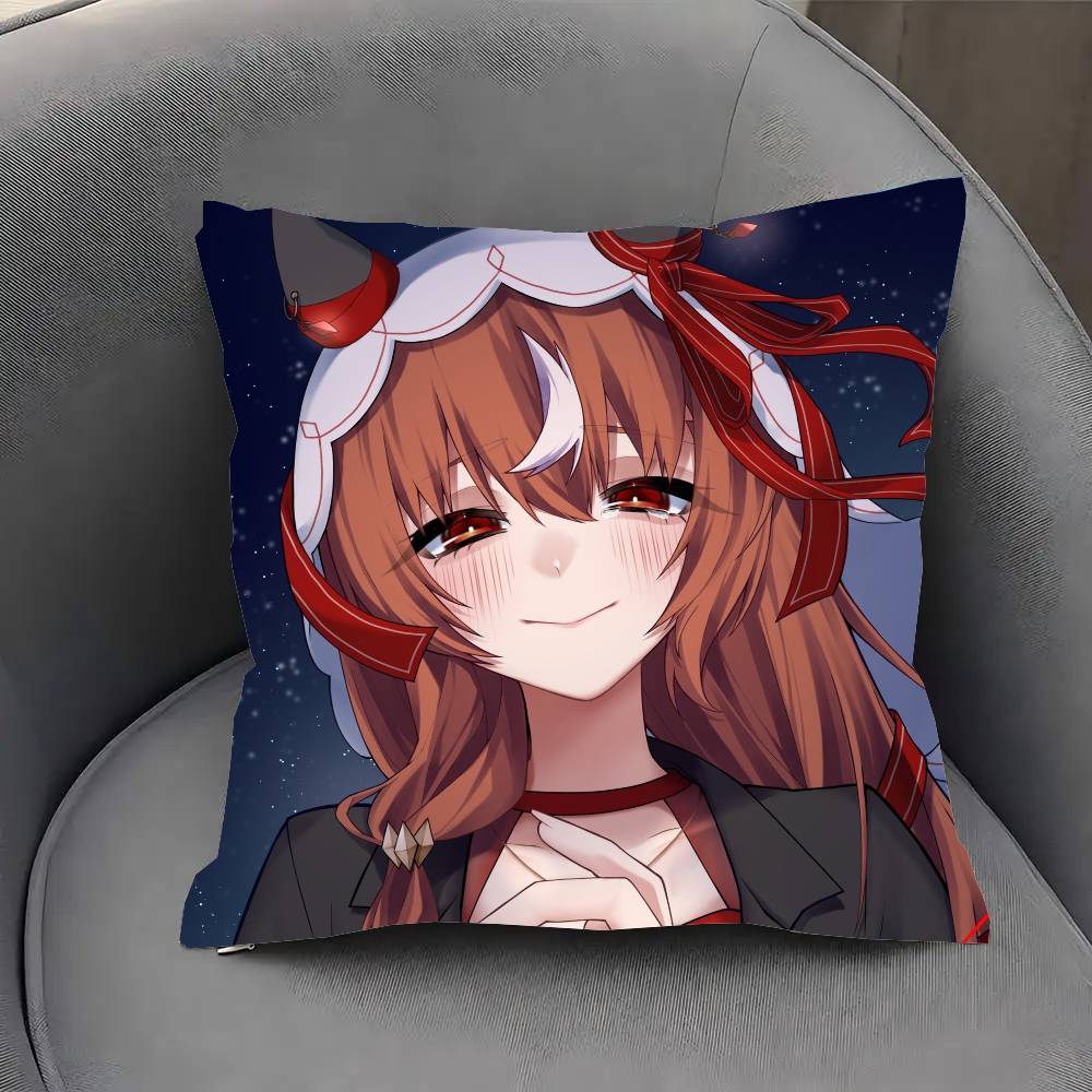 Still In Love Anime UUma Musume Pillow Case Fashion Square Pillowcase Bedroom Sofa Room Ins Decoration Leisure