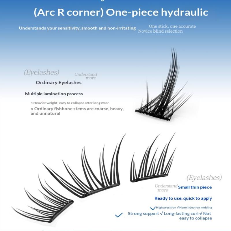Diy Clusters Eyelashes Glue-Free False Eyelashes Natural Eyelash Manga Lashes Soft False Eyelashes Daily Makeup