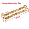 Pearl Mahjong Bag Chain: Gilded Shoulder Strap Accessory for DIY Bag Modification