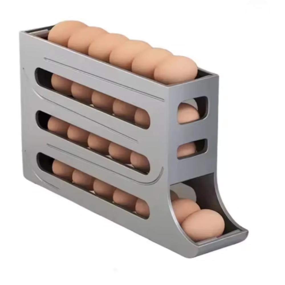 Large Capacity Kitchen Egg Storage Box Refrigerator Organizer Container - Efficient Egg Box Storage Solution