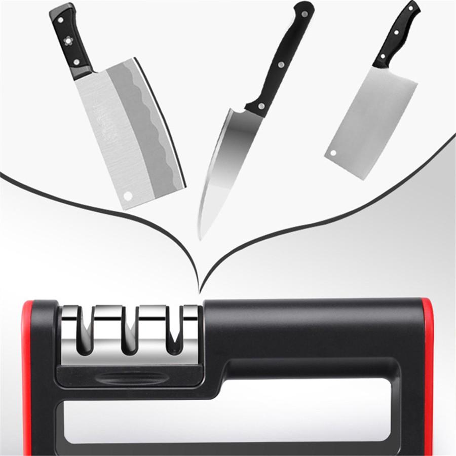 Knife Sharpener Professional Ceramic Tungsten Kitchen Sharpening System Tool