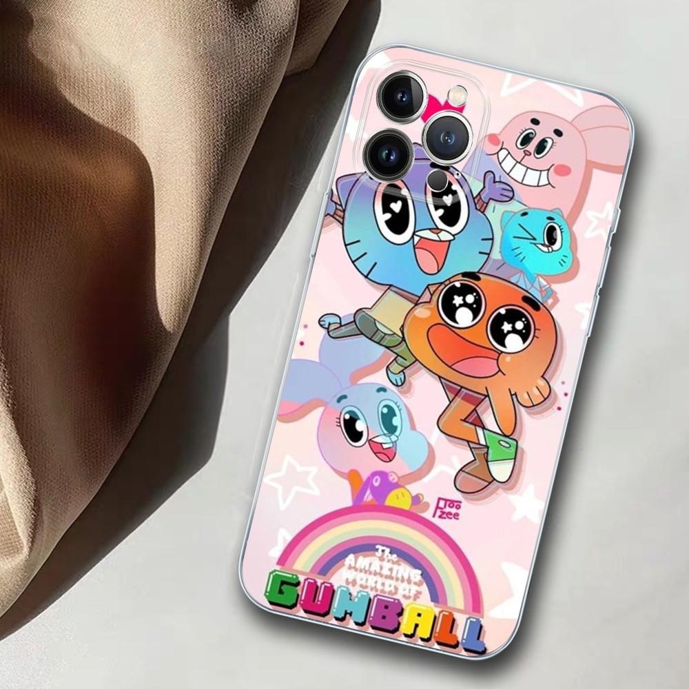 Amazing World Of Gumball Phone Case For iPhone 14 11 12 13 Mini Pro XS Max Cover 6 7 8 Plus X XR SE 2020 Funda Shell