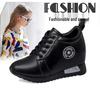 Women's 2025 Leather Hidden-Height Casual Non-Slip Soft Sole Shoes