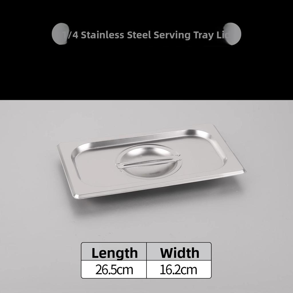 Stainless Steel Rectangular Covered Small Seasoning Box Food Container Thermal Restaurant Kitchen Cooking Utensils Dish Pot