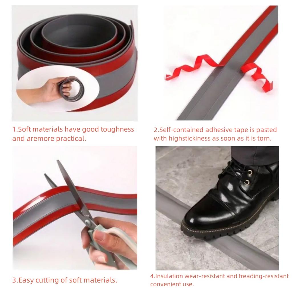 1PC 3M Self-adhesive Wire Protection Tape Mesh Cable Protector, Wire Crimp Groove Wiring Duct, Floor Wire Cover, Wire Mesh Cable