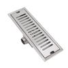 12 Zoll Linearer Duschablauf Rechteckiger Duschbodenablauf Kanal Schnelle Entwässerung mit Geruchsverschluss