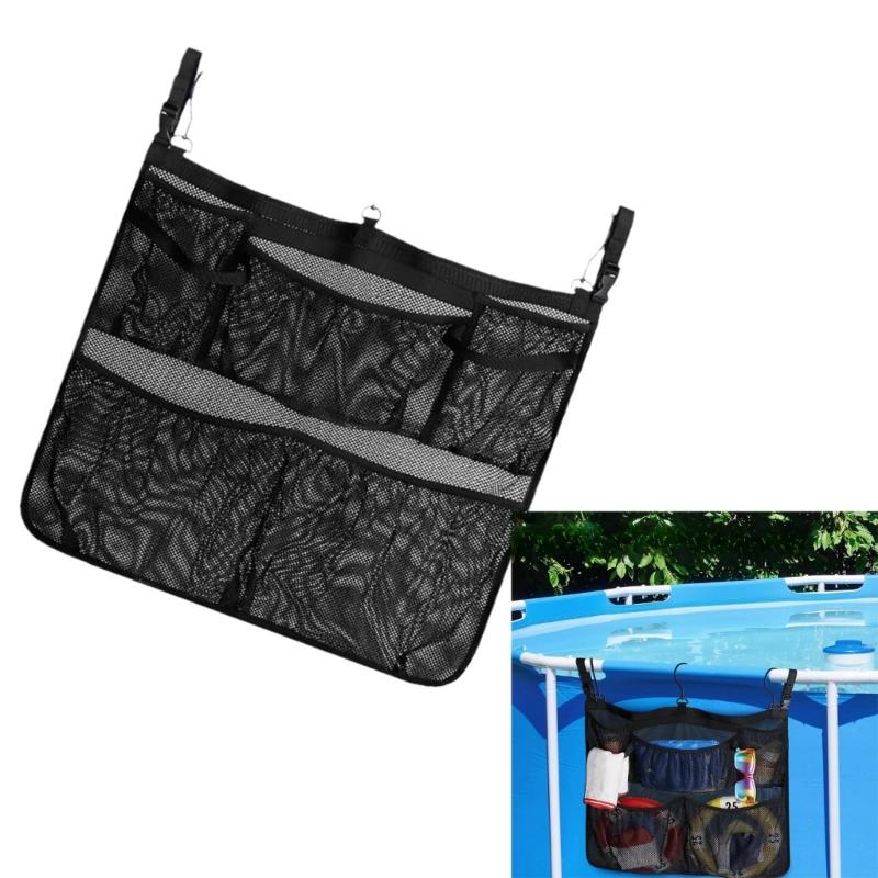 Convenient Swimming Gears Hanging Storage Pouches Waterproof Materials Fabric Space Saving Designs for Outdoor Use